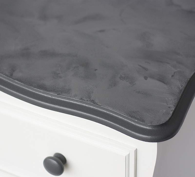 -sacdebilles-commode-relooking-04 comment relooker un meuble en bois - effet béton sur bois