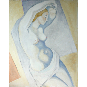 Robert Bouille (1926-2021) - huile sur toile Nu féminin