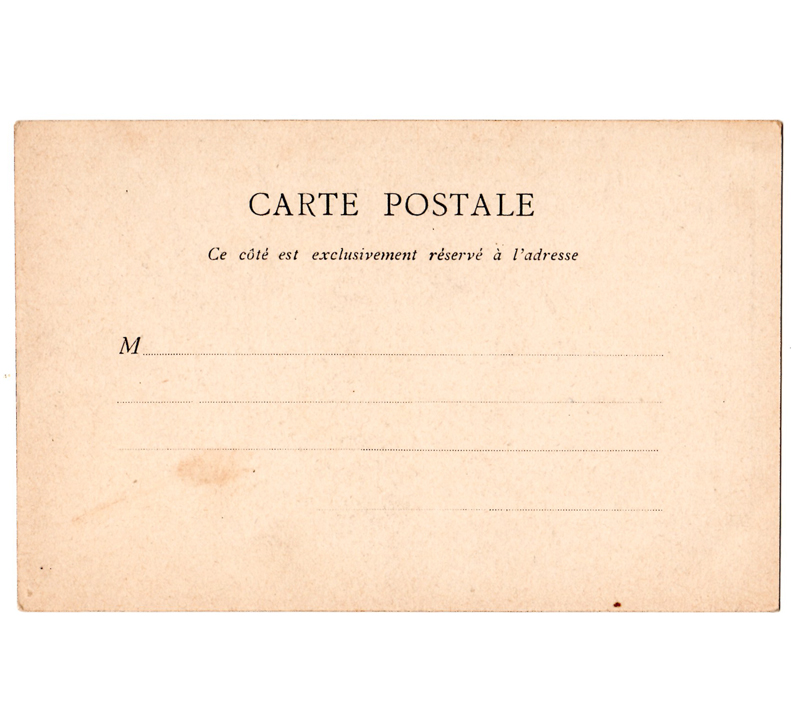 Carte postale La Bouquetière