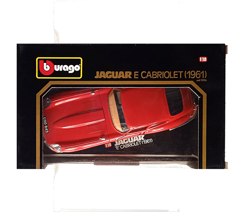 Bburago Jaguar E Cabriolet 1961 cod 3016 1:18