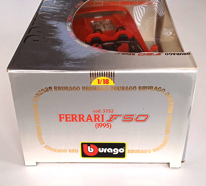 Bburago Ferrari F50 1995 1:18