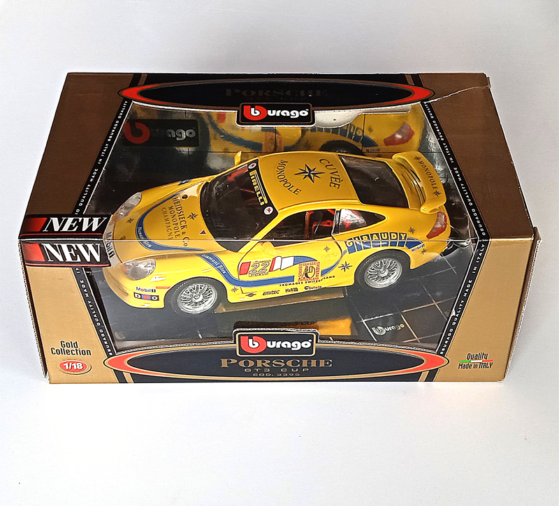 Bburago Porsche GT3 Cup code 3395 Gold collection