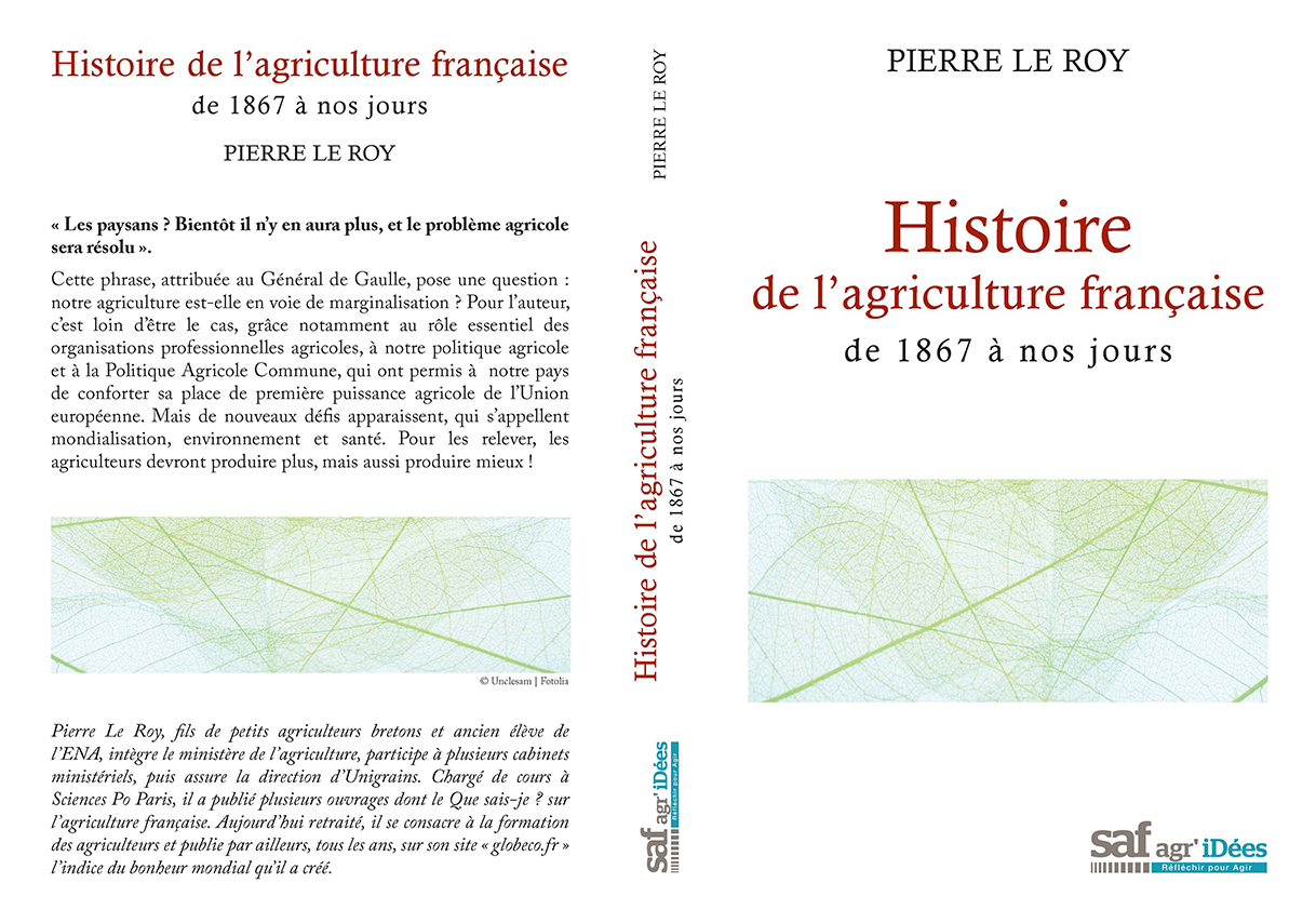 Mise en page Histoire de l'agriculture française pour Ecila Conseil