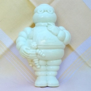 Jouet pouet-pouet Bibendum Michelin Petitcollin