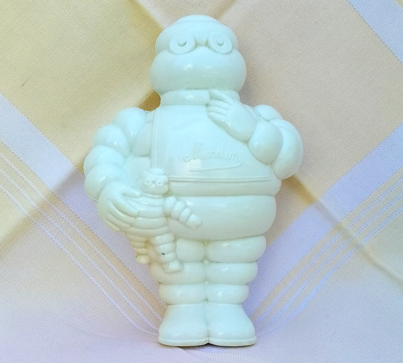 Jouet pouet-pouet Bibendum Michelin Petitcollin